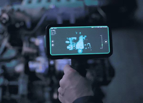 Laser 部分的HDスキャン